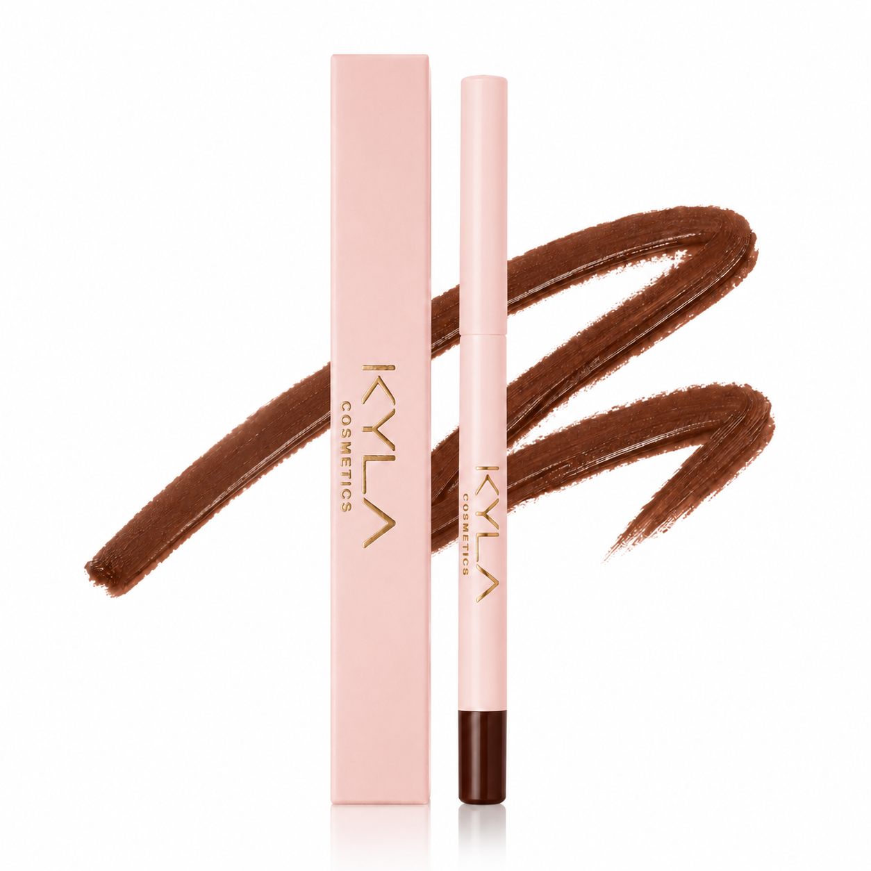 Included Kyla Lip Liner - Brown swatch #9A5630