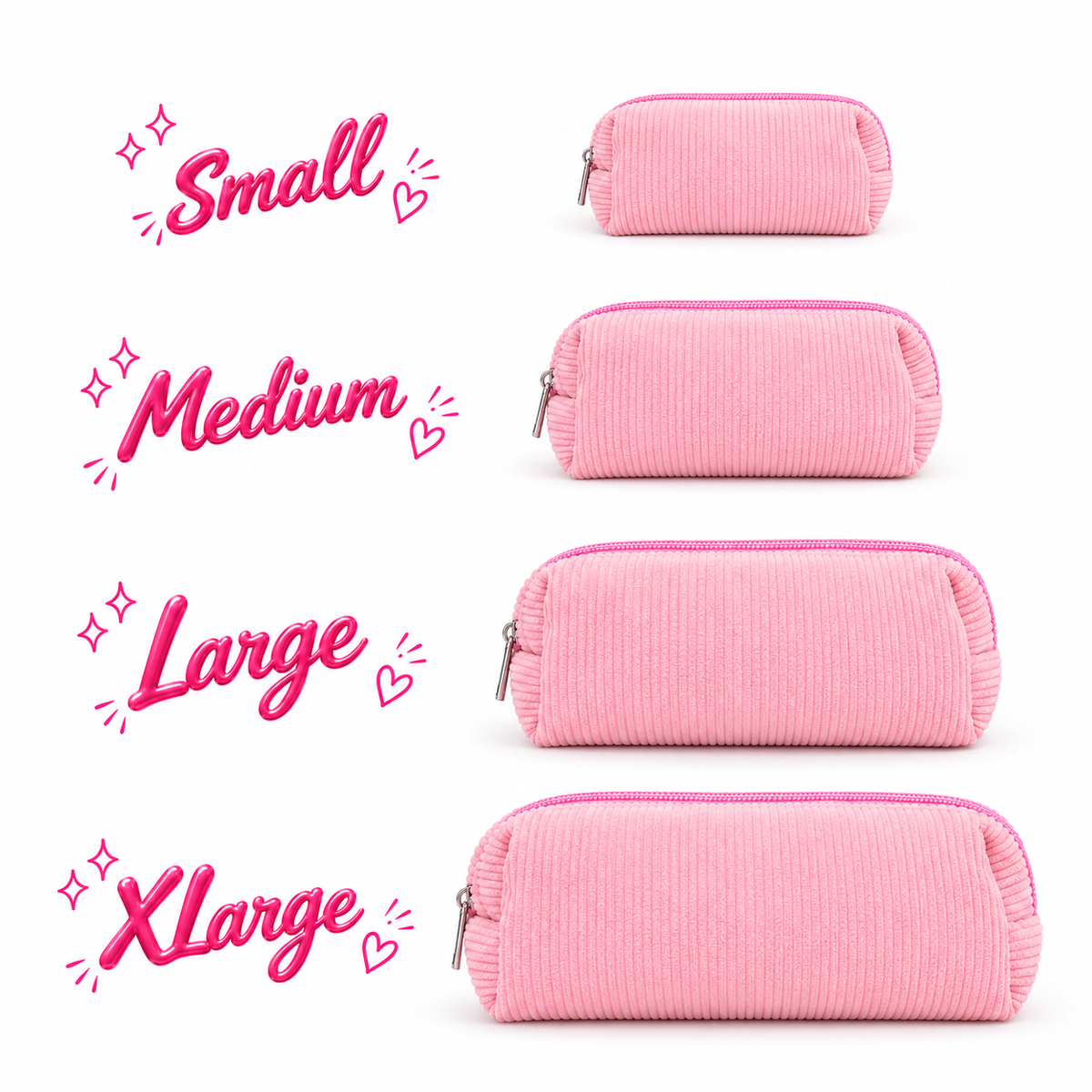 Kyla beauty pink pouches